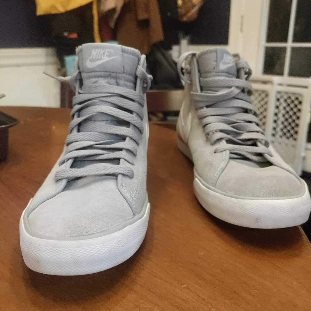 Grey Suede Nike Primo Court